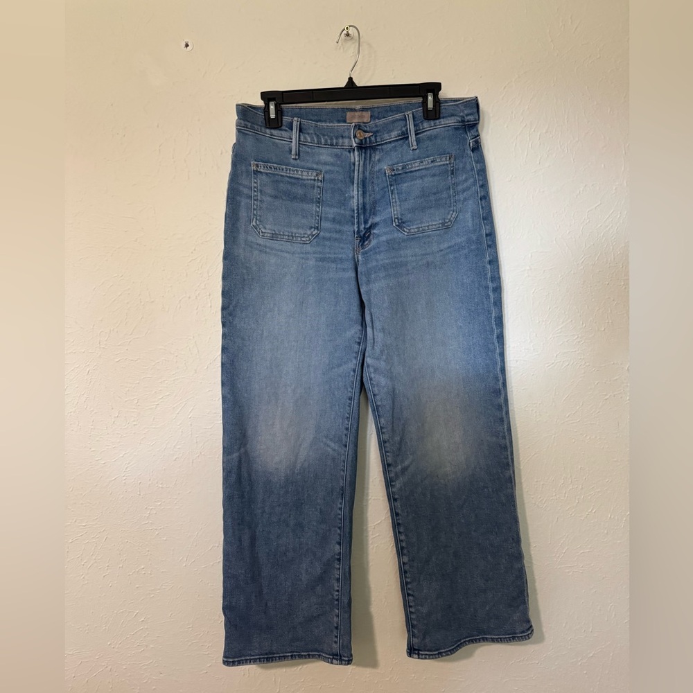Mother Patch Pocket Mid Rise Maven Ankle in Avant Gardener Size 30 - Picture 5 of 12